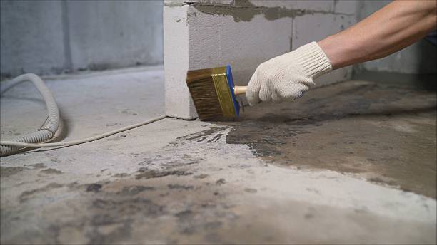 Crawl space vapor barrier installation in Owensville, IN